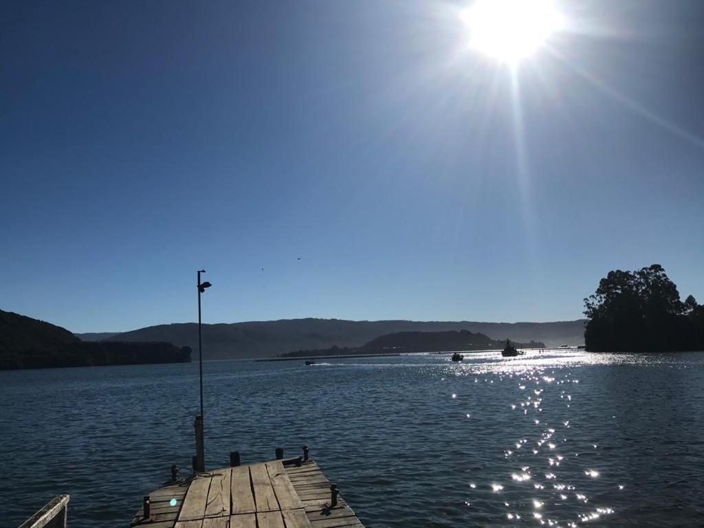 Hostel Isla Del Rey Valdivia Exteriör bild